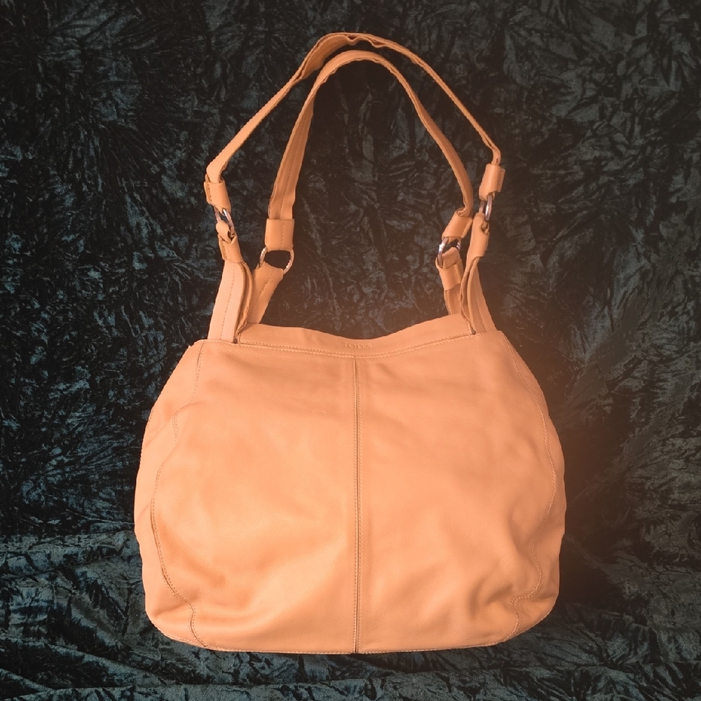 Tod's Tan Leather Tote Bag
